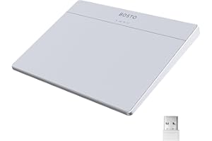 T02 Wired and Wireless Touchpad 2 4G BT USB Ultra Slim Tempered Glass Design Portable Trackpad Multi Touch Navigation for Des