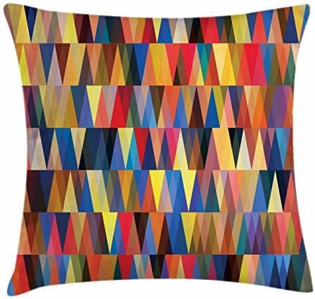Amazon Com Carrotdnrl Abstract Triangle Throw Pillow Cushion