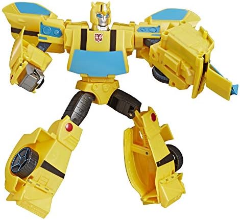Transformers Cyberverse Action Attackers Bumblebee Ultima Classe 30cm - Giocattolo 2-in-1 Con Mossa D'Attacco Pungente - Figura Convertibile Per Bambini 6+ Anni - 2