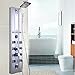 Giantex Shower Panel Rainfall Waterfall Shower Head Massage System With Massage Jets and Hand Shower (46