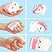 Outee Jumbo Slow Rising Squishy Kawaii Cat Milk Bag Bottle Scented Slow Rising Squishy Squeezed Doughnut Toy Kawaii Donuts Soft Squishy Donuts Cell Phone Charms Soft Squishy Charms, 3 Pack