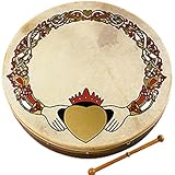 Waltons Bodhrán 12" (Claddagh) - Handcrafted Irish