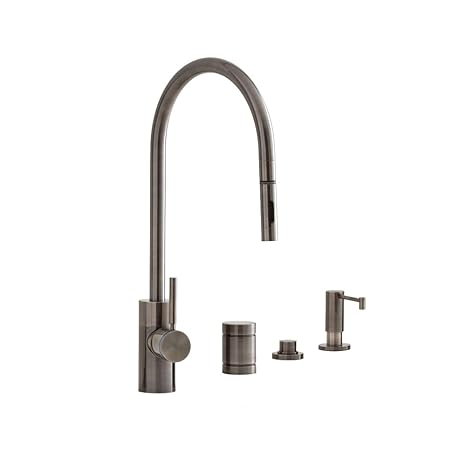 Waterstone 5300 4 Ap Parche Pull Out Spray Kitchen Faucet 4 Piece