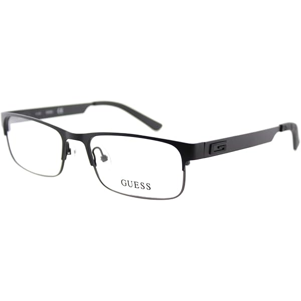 Lunettes De Vue Guess GU50191 - Couleur Gris Acier Mat - Taille 58/18/145 - Neuf Avec Étiquettes