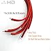 AimHD 10 Pairs Male & Female DC Power Pigtail 2.1mm x 5.5mm Connectors (Upgraded Gauge 5A) for CCTV Security Surveillance Camera Power System and Led Strips Lighting Connection