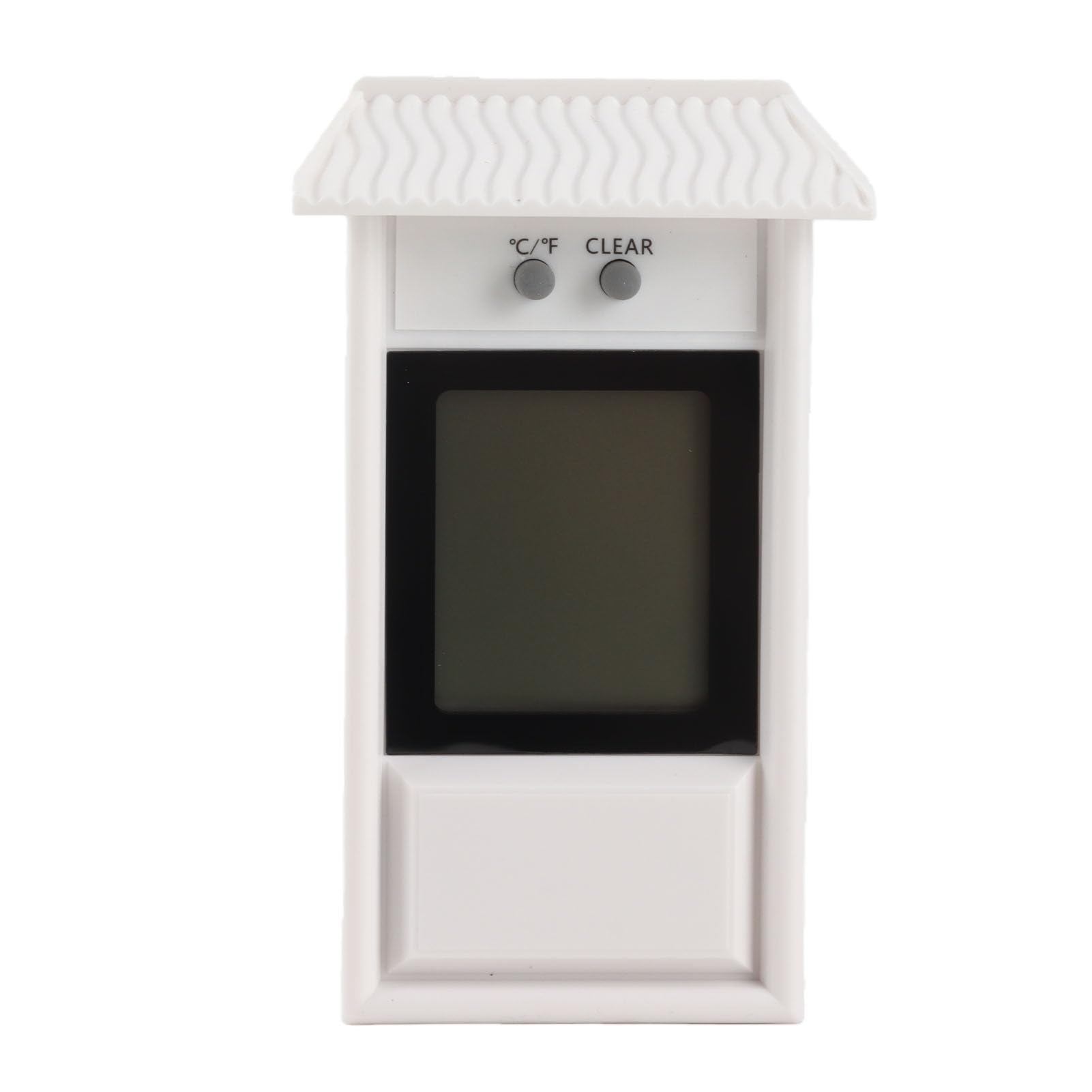 Outdoor Digital Thermometer Waterproof Garden Temperature Gauge Meter with Hook for Patio Garden Cellar Room