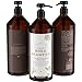 Calily Life Shea Butter Shampoo 33.8 Fl. Oz + Conditioner with Dead Sea Minerals and Castor Oil 30.6 Fl. Oz Duo Set Deep Moisturizing and Nourishment for Hair Softens Shines Repairs and Enhances