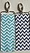 Chevron Lip Balm/Chapstick Holder with Clip - Pack of 6 Fun Colors