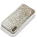Urberry Iphone X Case, Clear Gel Liquid Case, Sparkle Love Heart, Creative Design Flowing Liquid Case for iPhone X with a Screen Protector (Butterfly)