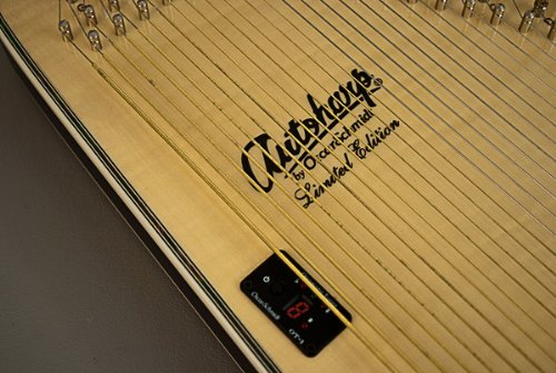 NEW OSCAR SCHMIDT AUTO-HARP OS110 21FNE QUALITY FLAMED ELECTRIC AUTOHARP w CASE