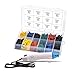 AFA Tooling Heat Gun and Shrink Tube Kit - 620 Pieces with Color and Size Variety