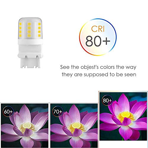Makergroup S8 3156 Wedge Base LED Light Bulbs 12VAC/DC Low Voltage Water Resistant Design for Outdoor Landscape Lighting Pathway Deck Step Paver lights,Driveway Lights 4W Warm White 2700K-3000K 4-Pack