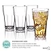 MICHLEY 8pcs Unbreakable Clear Tritan Plastic Glasses,Shatterproof, Reusable, Dishwasher Safe, four 9-ounce Rocks and four 12-ounce Water