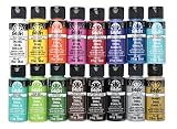 FolkArt PROMOGLS16 Enamel Glass Painting Set