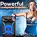 Portable Bluetooth PA Speaker System-800W Outdoor Bluetooth Speaker Portable PA System w/Microphone in, Party Lights, MP3/USB SD Card Reader, FM Radio, Rolling Wheels-Mic, Remote-Pyle PPHP122SM.5thumb 3