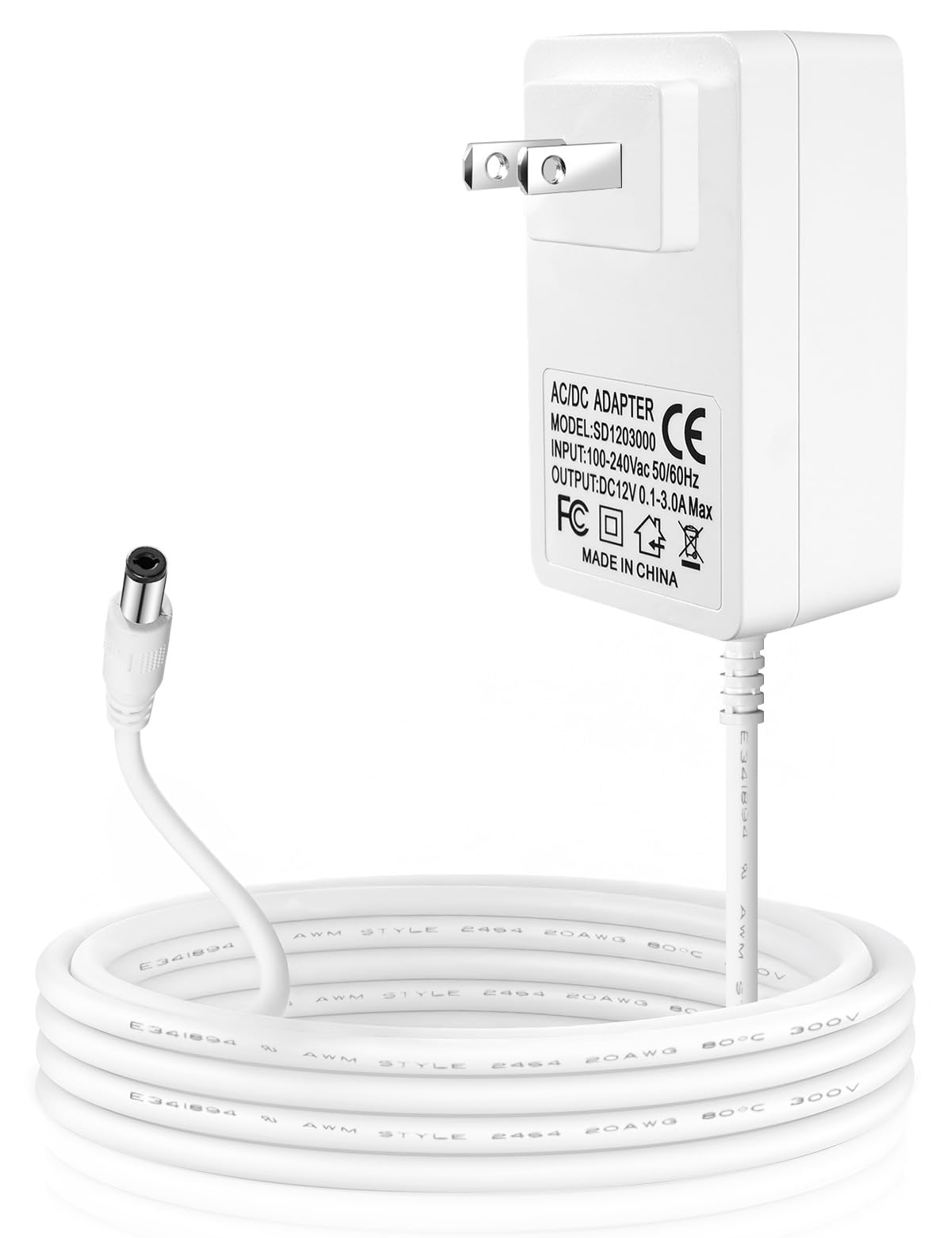Photo 1 of 12V Charger for Spectra Breast Pump S2 S1, 6ft Power Cord Replacement for Electric Breast Pump S1 / S2 / S3 Pro / SPS100 / SPS200 / 9 Plus / M1 AC to DC Power Supply Adapter