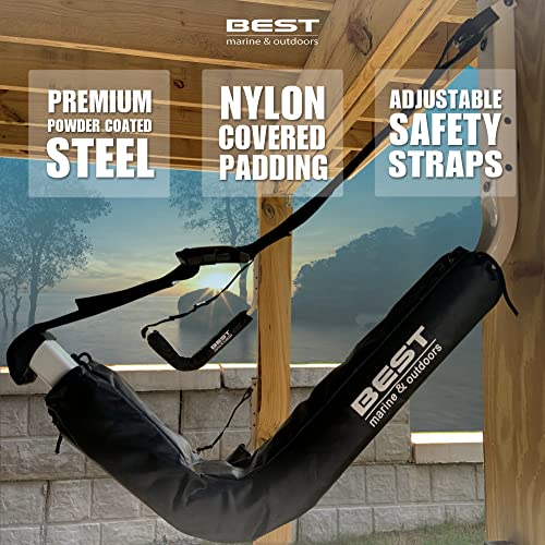 Best Marine Kayak Storage Rack 2 Wall Mount Garage Hooks for Kayaks