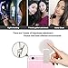 Selfie Lights,[Upgraded Version] Selfie Light Ring 3-Level Brightness 36 LED for iPhone Samsung Galaxy Sony, Motorola and Other Smart Phones; Clips on Night Ring Fill Light (Pink-1)
