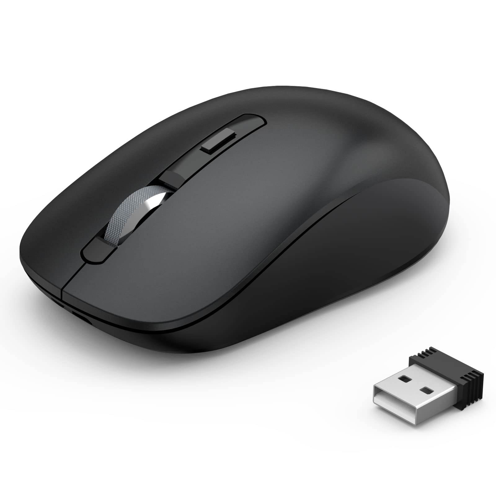 Photo 1 of ***(FACTORY SEALED)***JJOYACCESS Bluetooth Mouse, 2.4G Wireless Bluetooth Mouse Dual Mode(Bluetooth 5.0/3.0+USB), Computer Mice for Laptop/Computer MacBook/Windows/MacOS/Android - Black