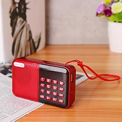 Kopper Digital AM/FM Pocket Radio World Band Receiver Speaker AUX USB TF with LED Light