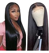Straight Lace Front Human Hair Wigs for Black Women 4×4 Lace Closure Wigs Brazilian Virgin Human ...