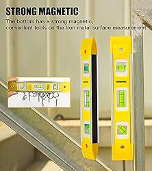 RONGPRO 9 Inch Torpedo Level, Magnetic Box Level