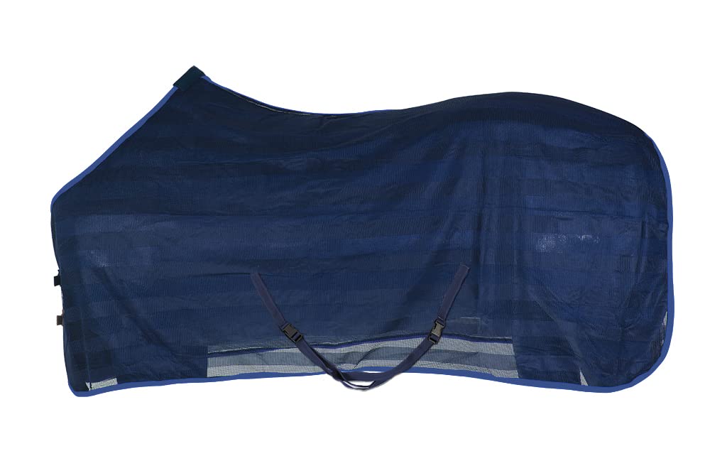 PFIFF 102309 20 – 165 – Brimfly Horse Fly Blanket, Blue, One Size
