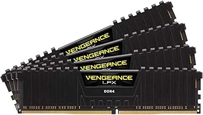 Corsair Vengeance LPX 64GB DDR4 4000MHz C18 Desktop Memory Kit Black 4x16GB