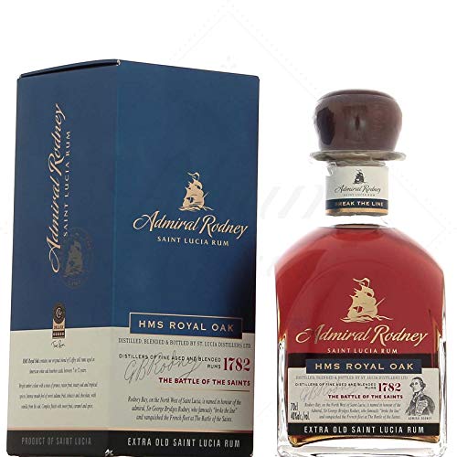 Admiral Rodney HMS ROYAL OAK Extra Old Saint Lucia Rum (1 x 0.7 l)