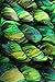 Sari Silk 100g Ribbon Yarn Green - recycled Sari Silk Ribbon Yarn
