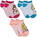 Disney 9 Pairs Girls’ Princess No Show Socks Kids Toddlers Shoe Size 7-10 Bulk Lot Set