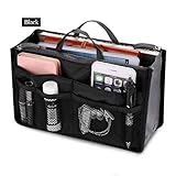 Kikole Handbag Organizer Multi-Pocket Travel Cosmetic Makeup Purse Insert Liner Pouch Organizer Bag in Bag