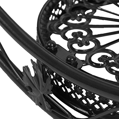 [Arch Bridge Design] DoubleWin Arched Metal Garden Stand with 3 Pots Holders - Thumbnail 4