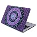 HDE Plastic Hard Shell Case and Keyboard Cover for MacBook Air 11 Inch (Models: A1370/A1465), Purple Teal Mandala
