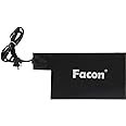 Facon 8-1/2'' x 5-1/2'' Silicone Battery Heater Pad with Thermostatically Controlled, Automotive Electric Silicone Battery Warmer Pad, 120V, 60Watts Grey
