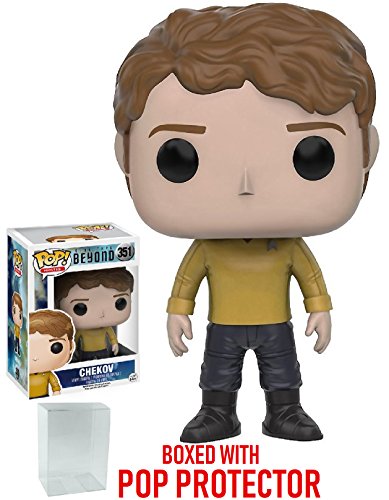 Funko POP TV: Star Trek Beyond - Chekov Duty Uniform Vinyl Figure (Bundled with Pop BOX PROTECTOR CASE)