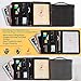 PELLICANO Professional Vegan Leather Portfolio Organizer – Black Handcrafted Faux Leather Business Padfolio for Men and Women with 3 Ring Binder, iPad Holder, Legal Pad, and More, 13 x 10.6 x 1.5 in.