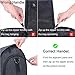 Carry on Garment Bag Large Duffel Bag Suit Travel Bag Weekend Bag Flight Bag with Shoe Pouch for Men Women (Black)