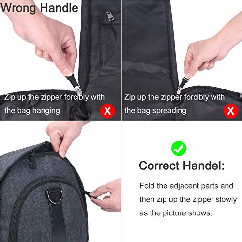 Carry on Garment Bag Large Duffel Bag Suit Travel Bag Weekend Bag