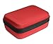 Protective Case for Kidcia, EACHINE E55, FQ777 FQ17W, Hobbylane Altitude Hold Folding Drone, RC Quadcopter Drone with FPV Camera and Live Video, DIY Foam Blocks (Red with Black Zip)