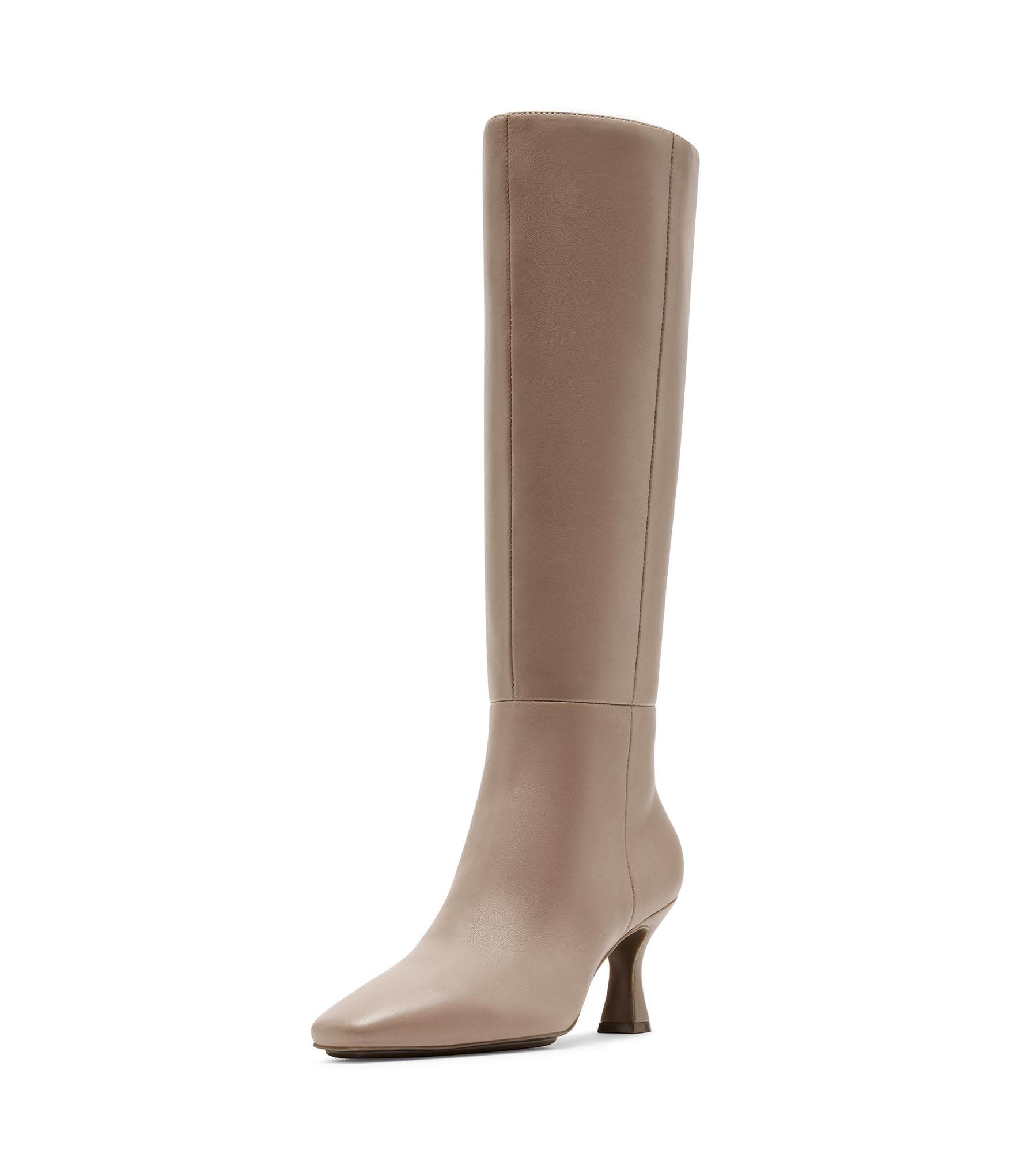 Anne Klein Women’s Perfection Knee High Boot, Taupe, 8.5