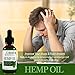 Full Spectrum Hemp Oil - 300mg 1oz - Natural Hemp Extract with 0% THC | Pure Organic | Relief for Depression, Anxiety, Stress, Sleep, Pain - Improve Mood & More! | Rich in Omega 3,6, 9 Fatty Acids