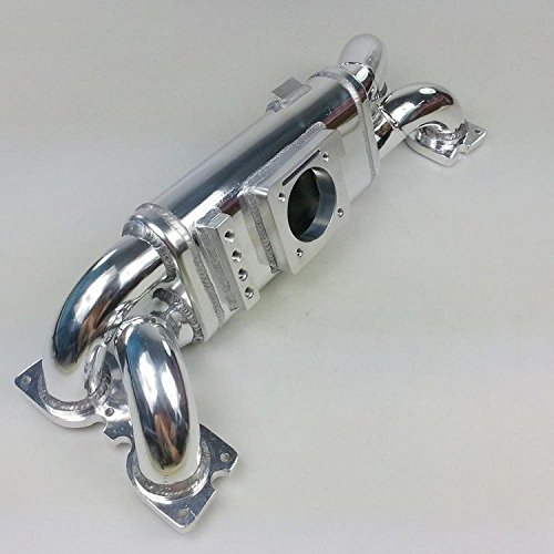 GOWE Air Intake Manifold Polished Bolt on Throttle body for 02-06 Subara WRX EJ20 EJ25 GDA GDB