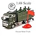 CORPER TOYS Military Truck Army Cars Pull Back Toy Die-cast Metal Alloy Model Car Playset Soldier Transport Vehicle for Boys Kids - 8 Pieces