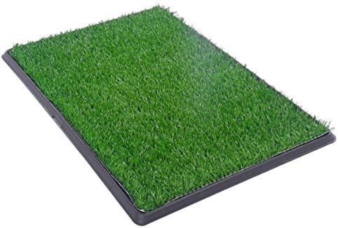 30" X 20" Odor Pet Potty Dog Training Grass Pad Drain Tray Puppy Pad Washable Synthetic