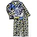 Batman Boys Flannel Coat Style Pajamas (8, Grey Batman)