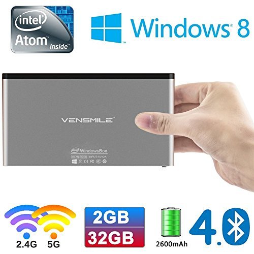 Besteker 32GB Version Vensmile MINI PC TV BOX Wintel Box Windows 8.1 OS Intel Atom Z3735F Quad Core (4C/4T) SoC CPU 2G RAM Mini Computer