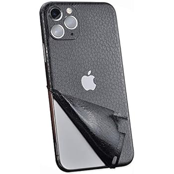 iPhone 11 pro max Leather Wrap Skin,Tectom Carbon Fiber Back Protective Skins Sticker Decal for iPhone 11PM