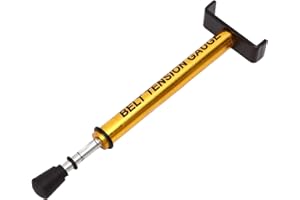 Motorcycle Belt Tension Gauge, 10 lbs Easy to Read Metal Tension Tester After Belt Replacement Adjustment, Universal Wheel Se