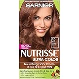 Garnier Nutrisse Ultra Color Nourishing Hair Color Creme, B2 Reddish Brown (Packaging May Vary)